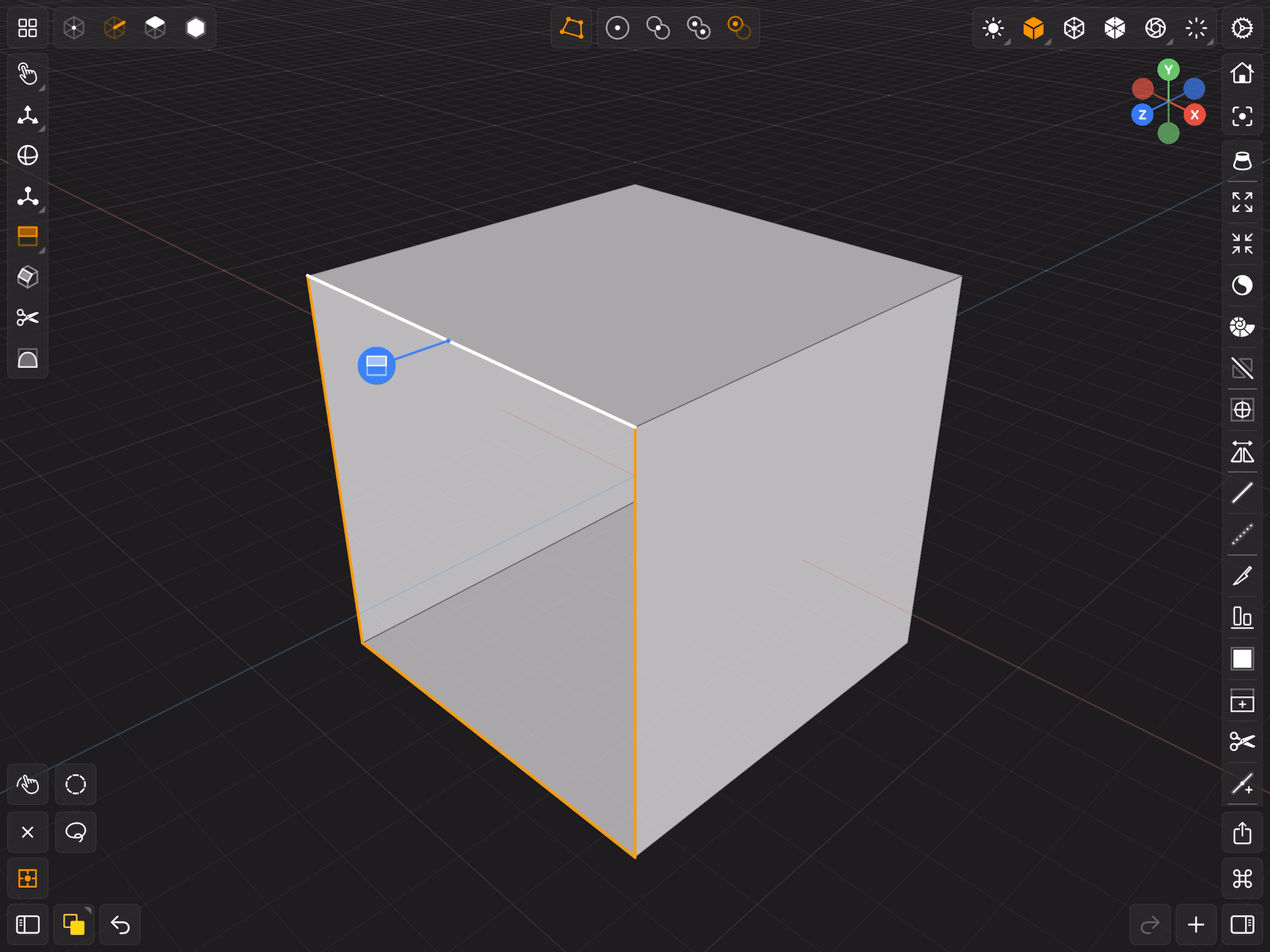 Valence 3D Modeler Extrude Edges Separately Tool