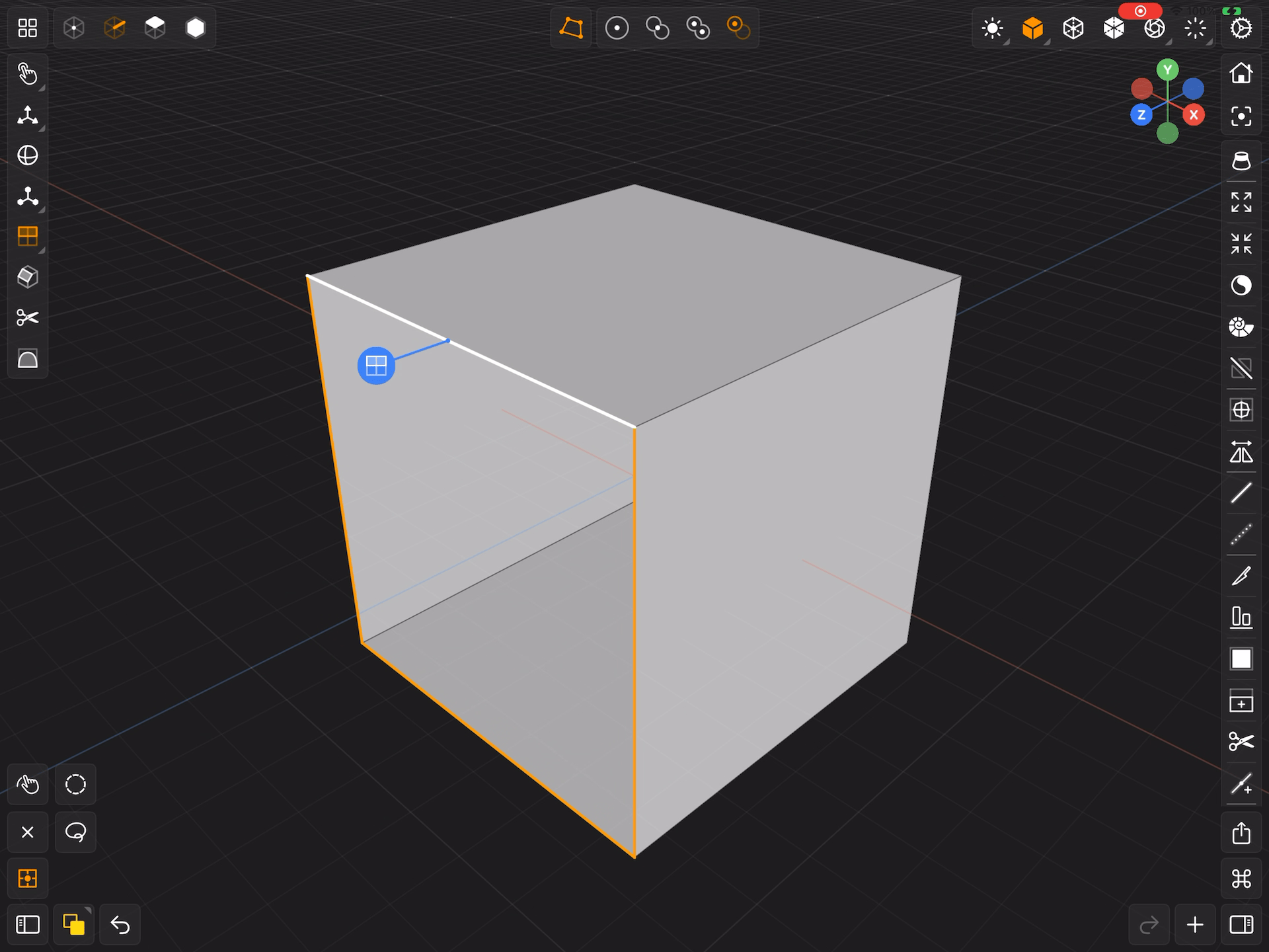 Valence 3D Modeler Extrude Edges Together Tool