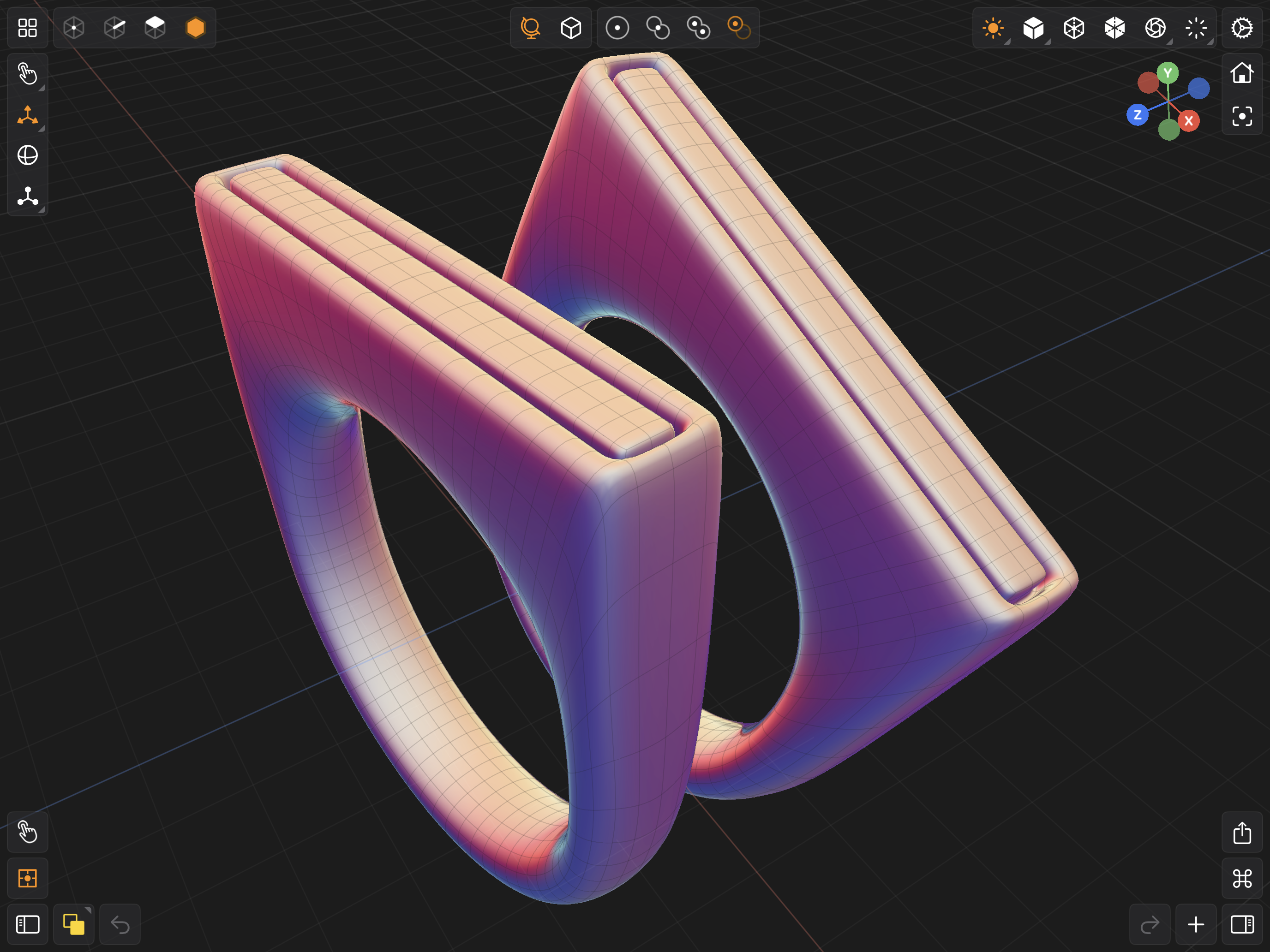Valence 3D Modeler Matcap Rendering Mode