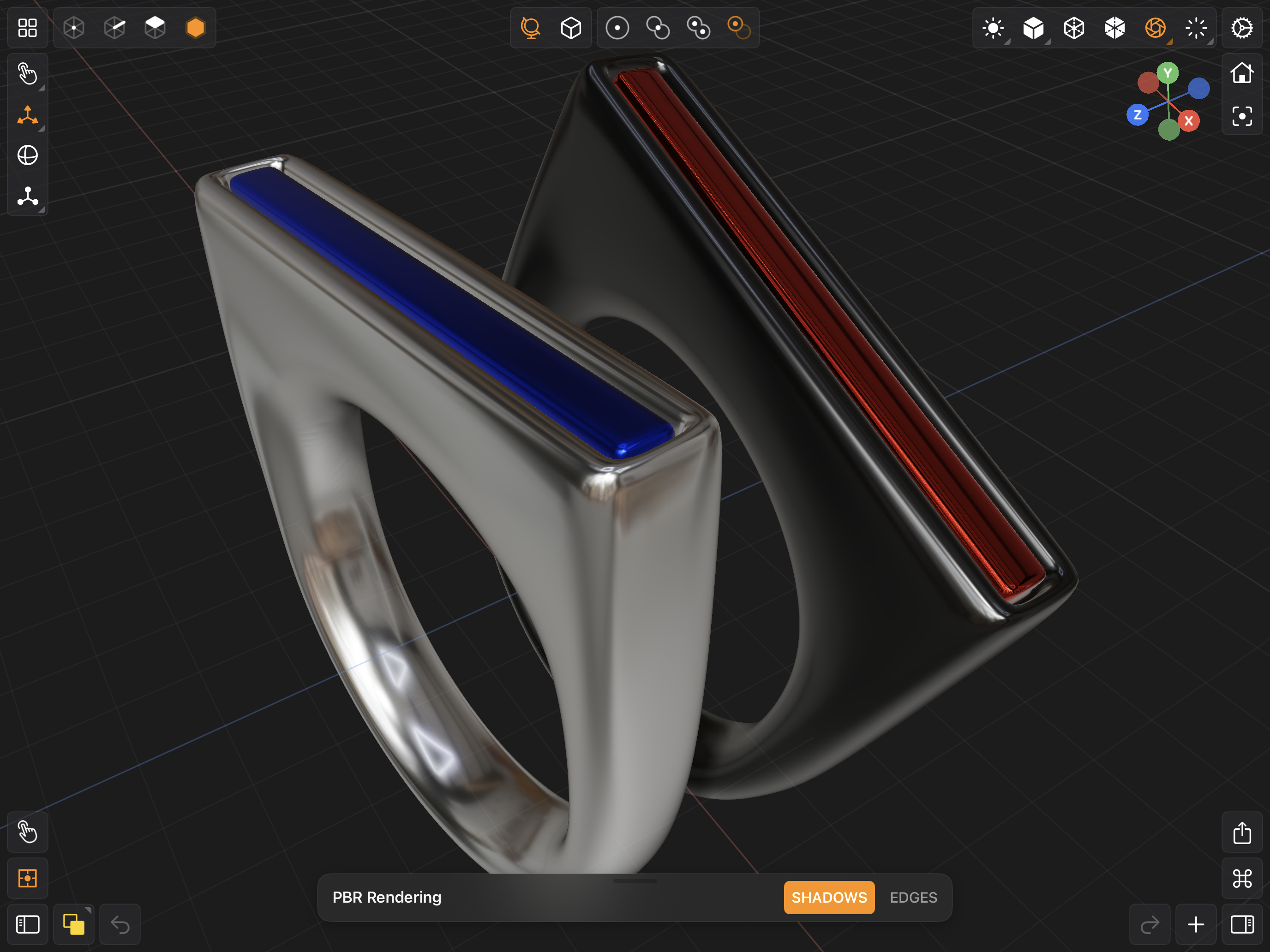 Valence 3D Modeler Physically Based Rendering Options