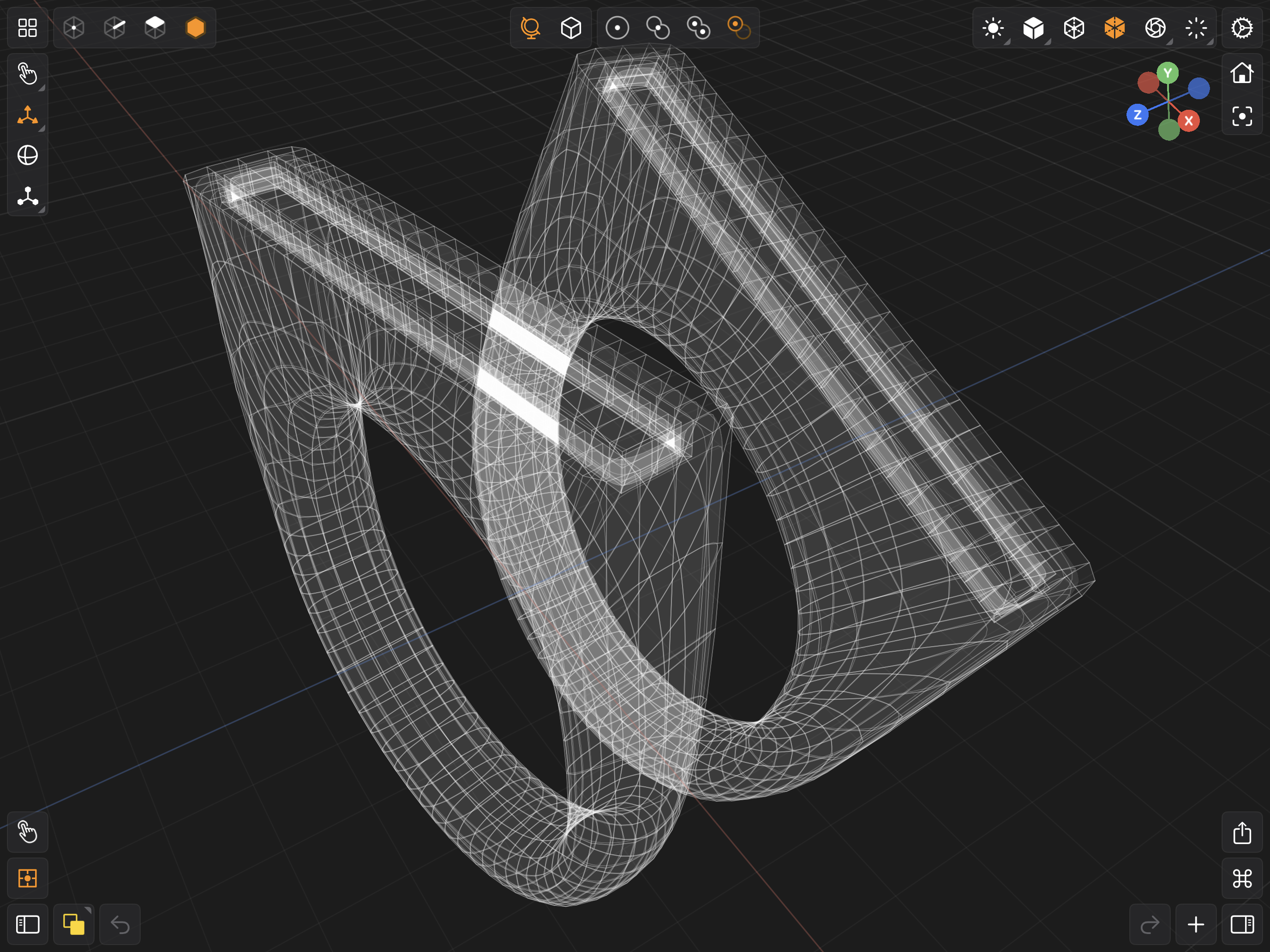 Valence 3D Modeler X-Ray Rendering Mode